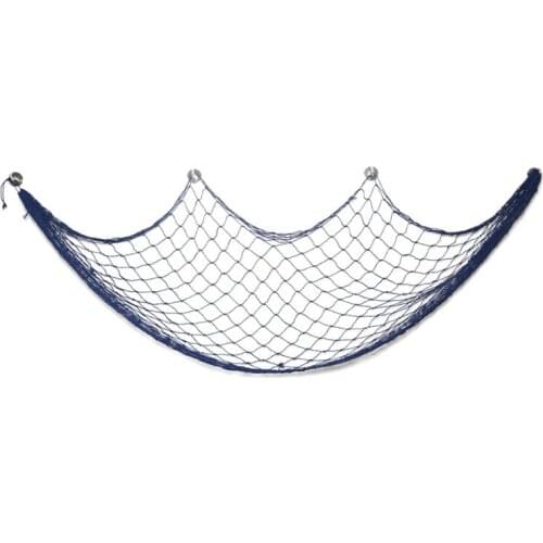 2021 New Wall Decoration Fish Net Cotton Rope Hand Woven Production Safe Environmentally Ornament For Living Room Home Decor Top