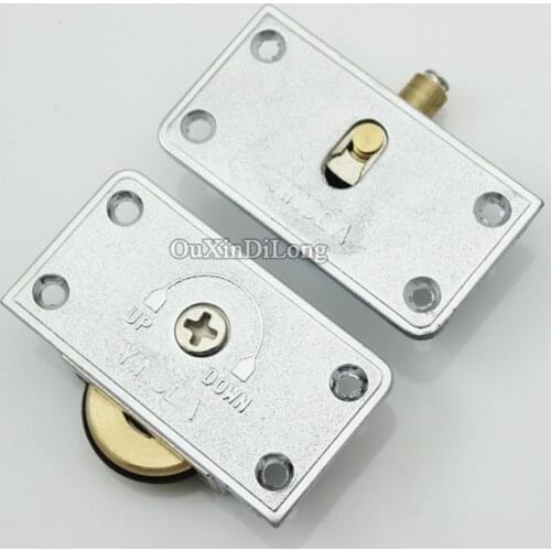 Brand New 4Pairs Copper Wheel Single Pulley Furniture Sliding Door Roller Set Perfect for Wardrobe&Kitchen Door CP49