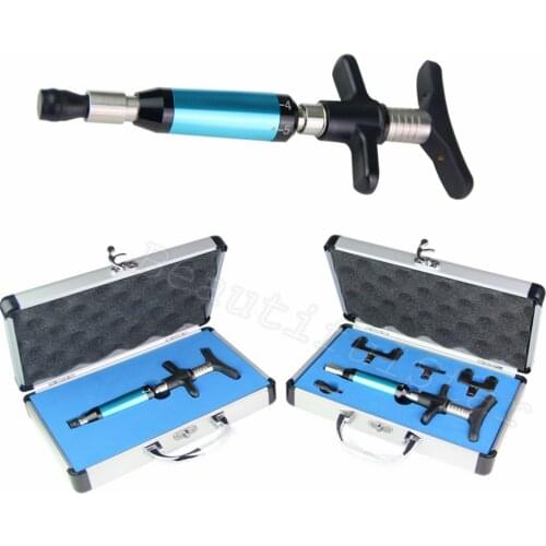 New Chiropractic Adjusting Tool Spine Activator 6 Levels 4 Heads Therapy Massager Manual Correction Gun Adjust Spinal Tools Set