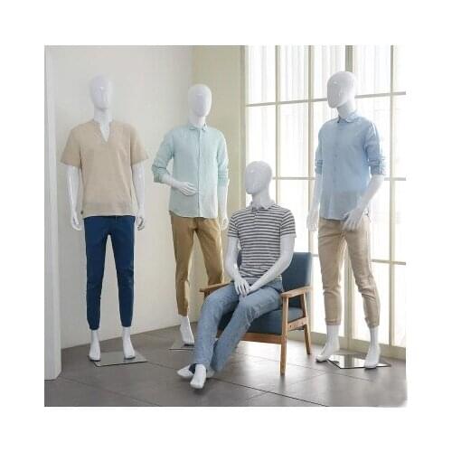 Professional Gloss White Male Mannequin Full Body Mannequin Manufacturer In China