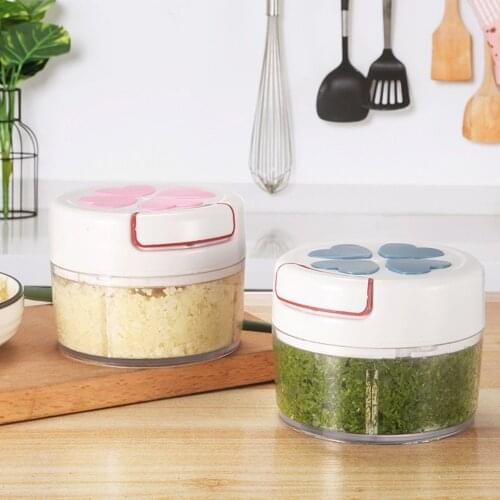 Manual Garlic Press Multi-function Garlic Grinding Chopper Food Vegetables Cutter Meat Grinders Kitchen Gadgets Garlic Artifact