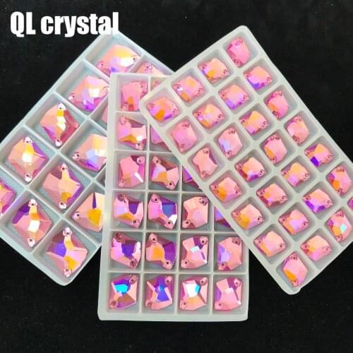 ALL Size Color AB Special-shaped Sew on strass Crystal Rhinestone Flatback for wedding Dress DIY clothes shoes bags accessories