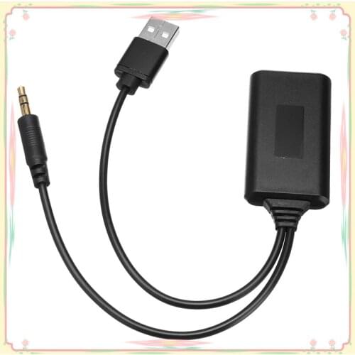 Universal Car Bluetooth AUX Audio Cable Adapter Wireless Radio Stereo AUX-IN Aux Cable USB 3.5MM Jack Plug