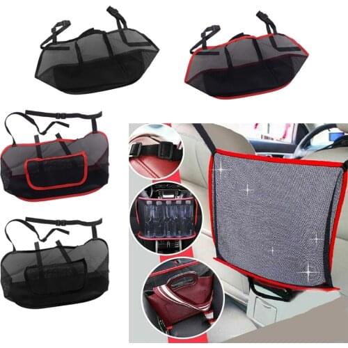 Universal Stretchable Net Pocket Handbag Holder Organizer Between Seat Storage Mesh Bag Car