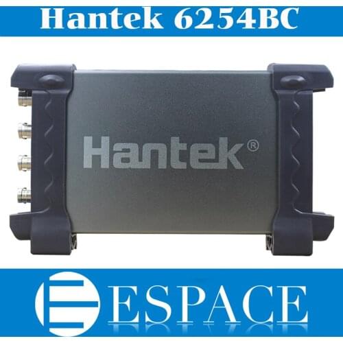 Hantek 6254BC PC USB Oscilloscope 4 CH 250MHz 1GSa/s Waveform Record And Replay Function