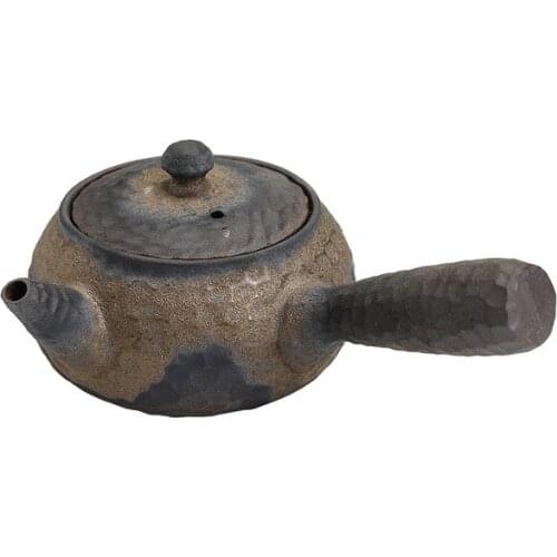 Japanese ceramic teapot kettle vintage rust glazed kung fu tea pot drinkware 200ml home decor Teaware