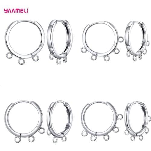 New Fashion Multiple Style 925 Sterling Silver Drop Earrings For Women Handmade Diy Jewelry Hot Sale Accessories