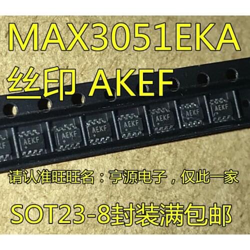 100% New&original MAX3051 MAX3051EKA SOT23-8 Marking AEKF // IC