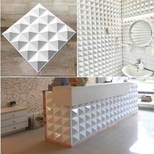 30x30cm 3D three-dimensional 3D tile panel mold plaster 3D wall stickers living room wallpaper mural waterproof bathroom kitchen