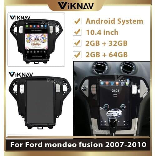For ford mondeo fusion Mk4 2007 2008 2009 2010 android car radio stereo multimedia player tape recorder head unit autoradio