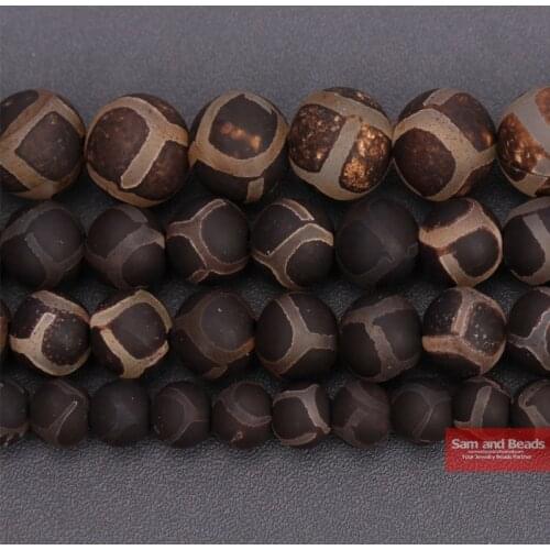 Natural Stone Carnelian China Tibetan Dzi football beads Round Loose Beads 6/8/10mm For DIY Bracelet Pendant Necklace