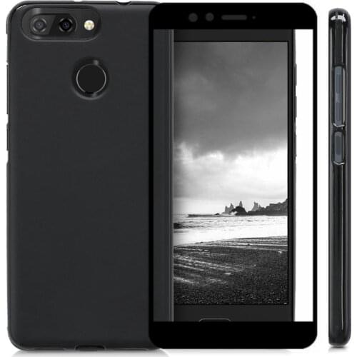 For Lenovo S5 K520 Case For Lenovo S5 K520 Glass Luxury Soft TPU Phone Case With Tempered glass For Lenovo S5 Coque