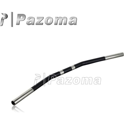 Black Motorcycle 1" Zero Drag Bar Handlebar for Harley Sportster 883 1200 XL 2007-later Handle Bar Stainless Steel