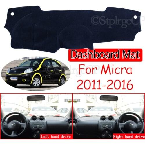 For Nissan Micra March K13 2011 2012 2013 2014 2015 2016 Anti-Slip Mat Dashboard Cover Pad Sunshade Dashmat Car Accessories Rug
