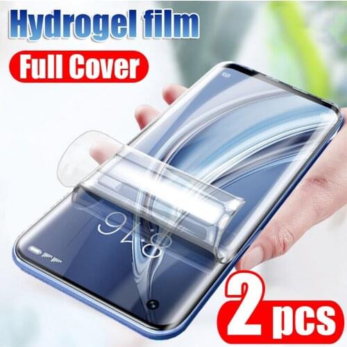 Hydrogel Film For Xiaomi Note 10 Lite 8 9 SE A1 A2 A3 Lite CC9 E Pocophone F1 F2 Pro M2 C3 X3 NFC Screen Protector Not Glass
