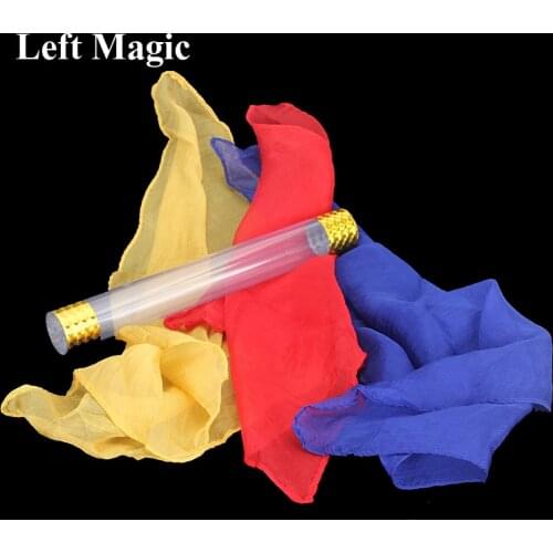 Silk Linked Tube Magic Tricks Silks Flying Linked Tube Magic Props Stage Gimmick Accessories Props Comedy Illusion Toys