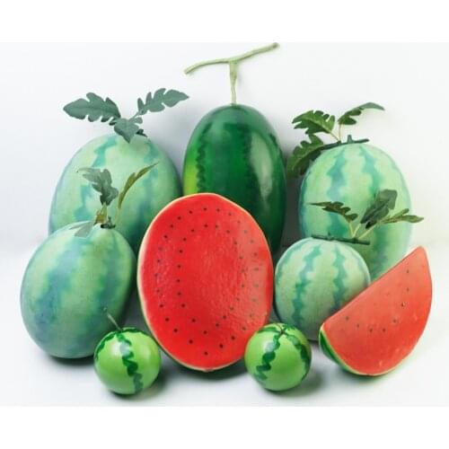 Fake Watermelon Slice Half Bubble Watermelon Photography Home Decoration Early Education Studio Props Simulation Watermelon Mode