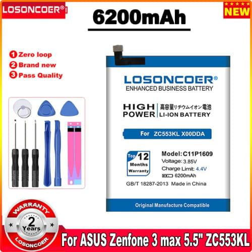LOSONCOER Asus ZenFone 4 Max Batteries