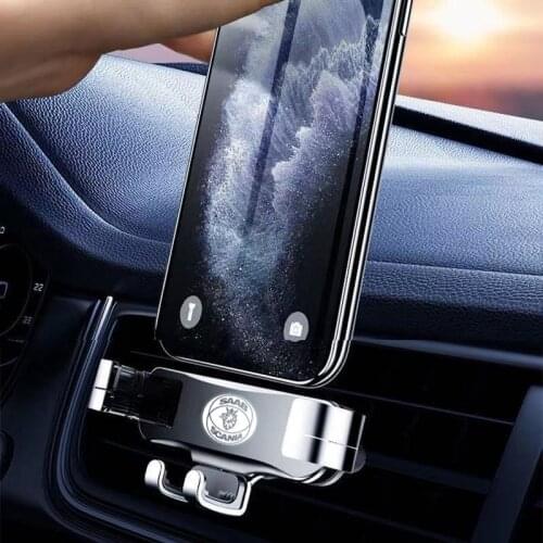 Metal Mobile phone Holder For SAAB Monte 9-3 9-5 9000 900 93 9-2X 9-3X 9-4X 9-7X Car Mobile Phone Navigation Holder accessories