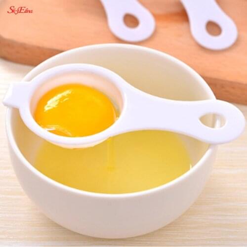New Arrival Plastic Egg Separator Yolk Sifting Home Kitchen Chef Dining Cooking Gadget Random Color 5Z