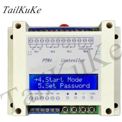 Programmable Time Relay /99 Step Multi Channel Timing / Trigger Solenoid Valve Linkage Control /PTR4