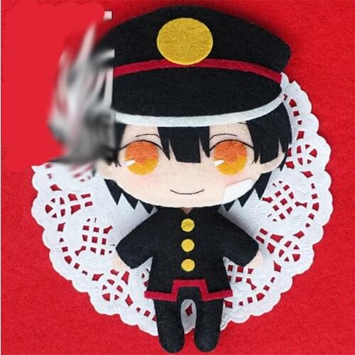 Handwork Q Style Anime Toilet-Bound Hanako-kun DIY Material Toy Keychain Bag Cosplay Doll for Boy Girl Christmas Gift 1 pcs