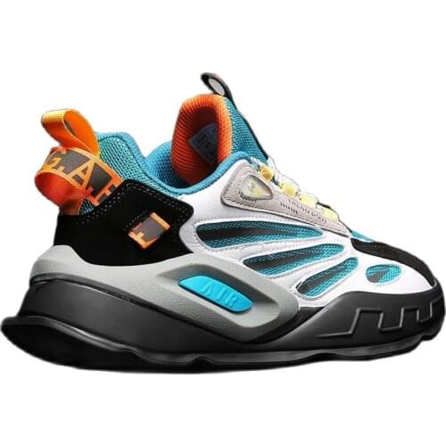 Contrasting color sports shoes mens spring new trend mens shoes fashion casual sports tide shoes Adult men sneakers casual