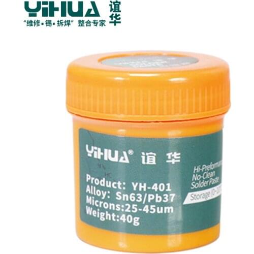 Yihua YIHUA lead solder paste solder paste, low melting point Taobao foreign trade 35g 40g solder paste