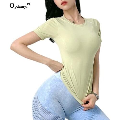 Summer Women Energy Seamless Yoga Shirts Short Sleeve Fitness Gym Crop Top Activewear Workout Clothing Sports Running T-shirt