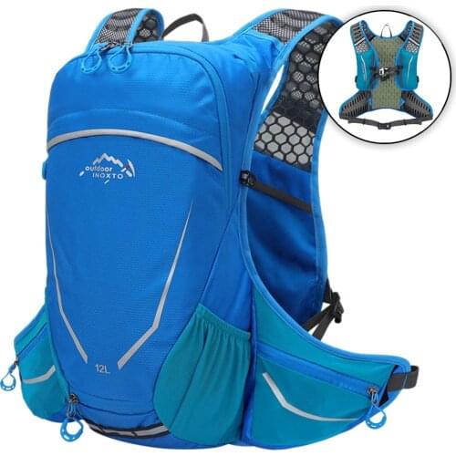 KoKossi 12L Bicycle Backpack Breathable Cycling Camping Hiking Hydration Bike Backpack Traveling Running Riding Rucksack Bag