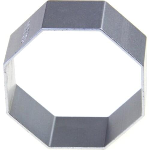 Octagon Stereoscopic Cookie Cutter Aluminum Alloy Biscuit Kitchen Baking Cake Fruit Knife Embossing Printing Tools