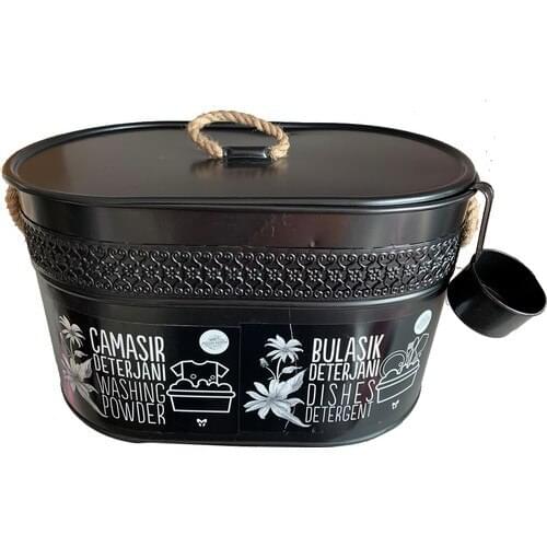 Yildiray Metal 2 Compartments and Scale Detergency Black