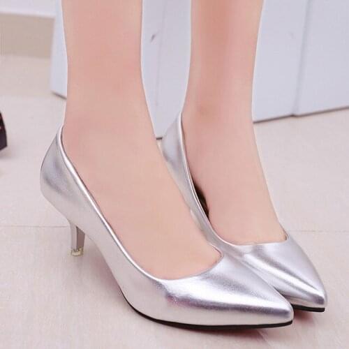Women Pointed Toe High Heels Fashion Sexy Shoes Women Pumps Wedding Shoes Simple Business Working Shoes Woman