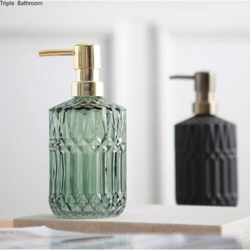 1pc Creative Pattern Glass Shampoo Bottle Liquid Soap Dispenser Wristband Hand Dispenser Lotion Bottle Bathroom Supplies