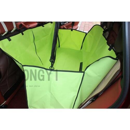 1 piece waterproof car seat cover for pets dog seat cover pet car mat rear double seat cushion Black red green blue pink brown