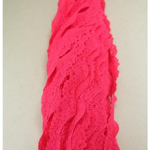 100Y 20mm ignited NR0005 Elastic Stretch eyelash Lace trim clothes/garment/headband/sewing accessories
