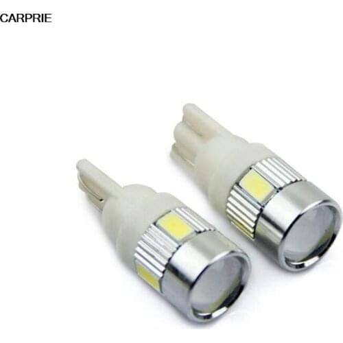2 X T10 W5W Interior w5w bulb led car White blue red LED CANBUS 6SMD 5630 Drop shipping