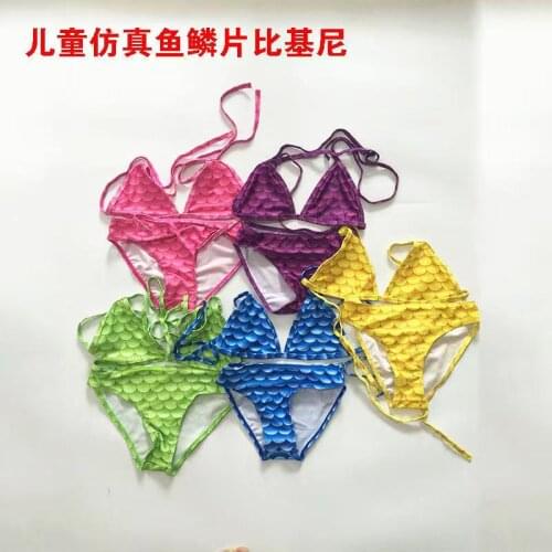 2020 Baby Kids Girl Bikini Two Piece Swimsuit Summer Child Swimwear For Water Sports Bikini Swimwear Beach Bathing Costume