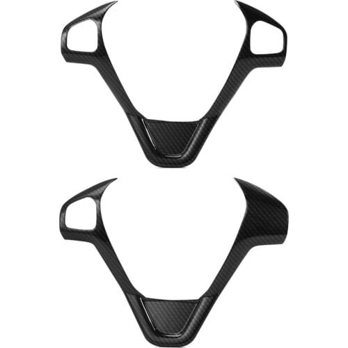 2020 Hot For Ford New Fiesta MK7 Ecosport Figo B-MAX KA+ Car Accessories Steering Wheel Cover Trim Decorative Refit Sticker