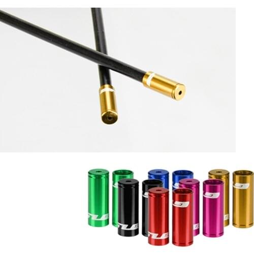 6PCS GUB Aluminum Alloy Road Bicycle Mountain Bike MTB Cycling Brake Cable Tube Cap Brake Line End Caps