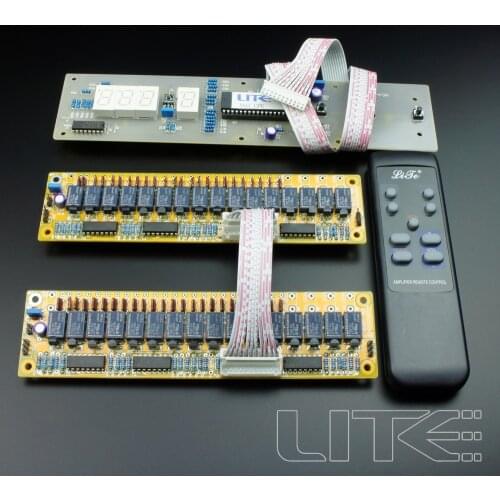 LITE V03 Dual-Channel amplifier Progressive Volume Remote Control Kit (Photoacoustic Resistor Version)
