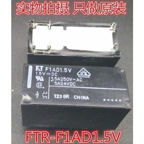 FTR-F1AD1.5V 1.5VDC 5A 250VAC DIP6 power equipment Fujitsu RELAY 2 From A F1AD1.5V TAKAMISAWA, New and original