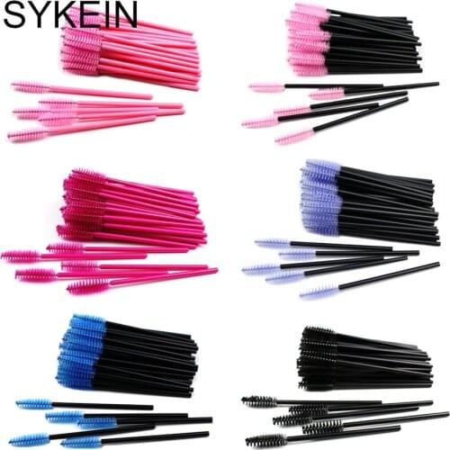 New 25Pcs Make up Brushes Eye lashes Disposable Mascara Wands Applicator Eye lashes Cosmetic Brush Maquiagem For Makeups Tools