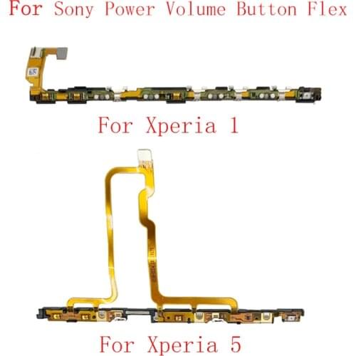 Power On Off Button Volume Switch Control Flex Cable Ribbon For Sony Xperia 1 XZ4 Xperia 5 Power Volume Side Button Flex