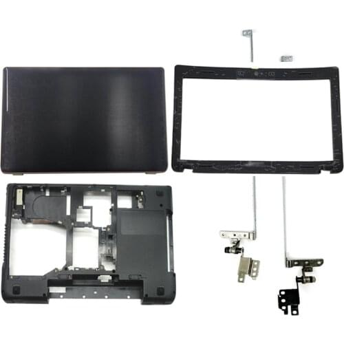 NEW Laptops Computer Case For Lenovo IdeaPad Y570 Y570N Y575 Laptop Case LCD Back Cover/Front Bezel/Hinges/Bottom Case