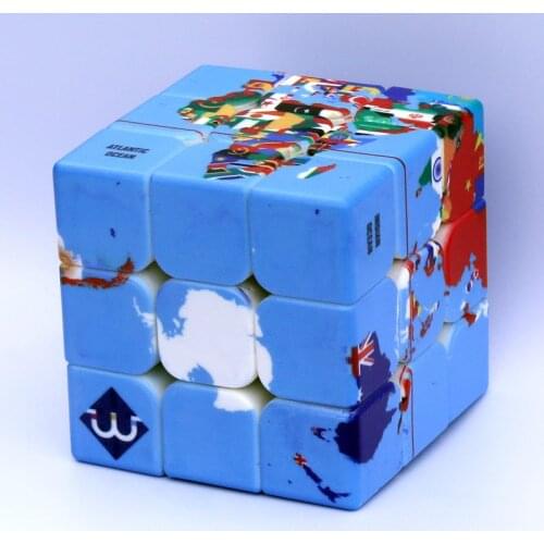 Magic Cube Magnetique Puzzle Cube Brain Develop Toy UV Print Stress Reliever Toys Speed Cubes Neo Cubo Activity Learning Cube
