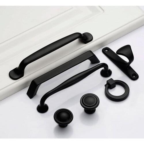 Furniture Black Handles for Furniture Cabinet Knobs and Handles Kitchen Handles Drawer Knobs Cabinet Pulls Cupboard Handles Knob
