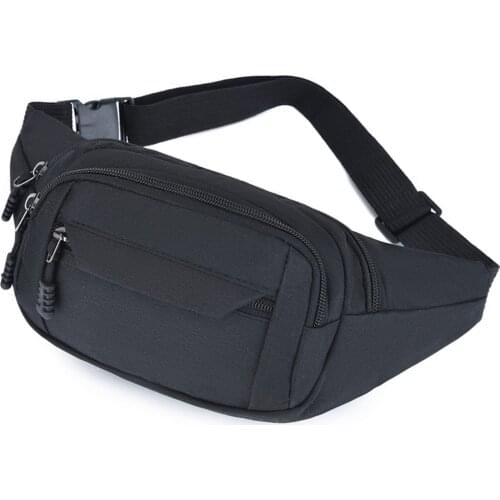 Men Waist Bag Women Simple Leisure Fashion Oxford Waist Packs Ladies Waist Bags Designer Mobile Phone Pouch 2021