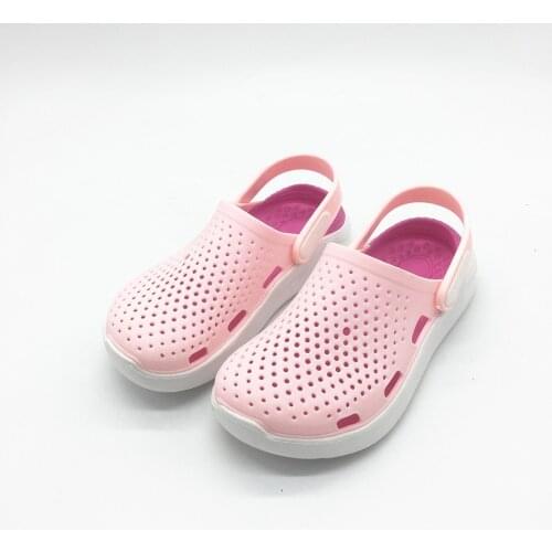 GIRLS MULE KIDS JELLY PVC CHILDREN CLOGS SUMMER SLIPPERS TPU BEACH SHOES CROCKS SANDALS FOR GIRL SIZE EU30 31 32 33 34 35