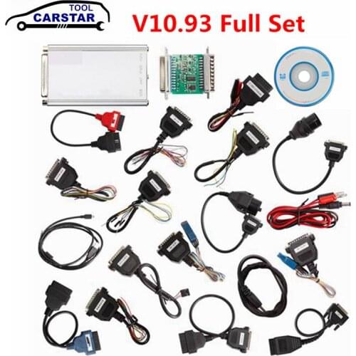 Newest Carprog V8.21 V10.93 Car Prog ECU Chip Tunning Car Repair Tool Carprog Programmer with All 21 Adapters Diagnostic Tool